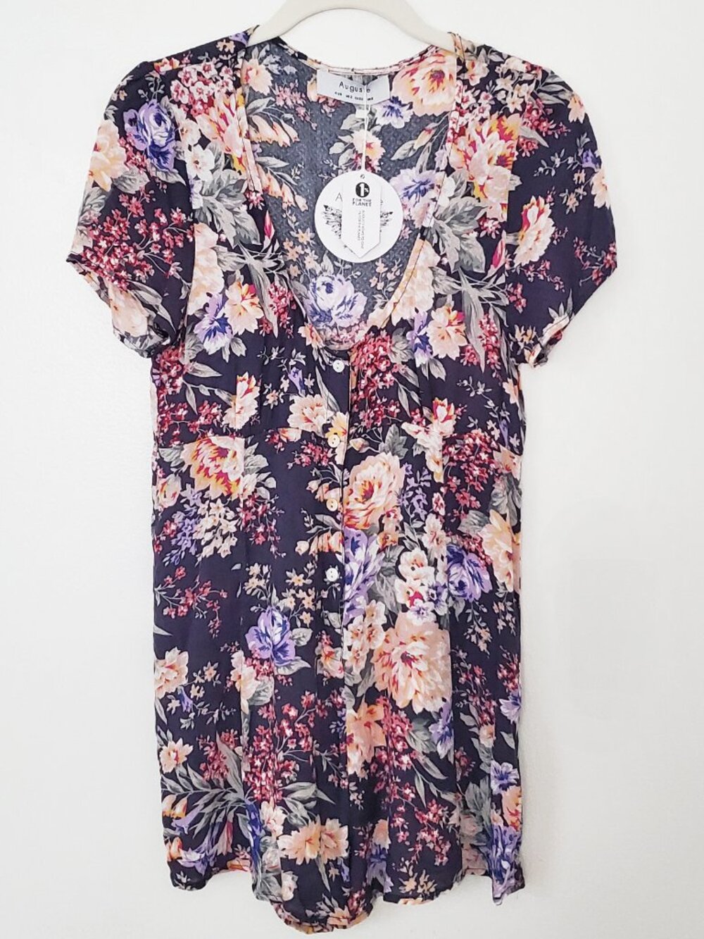 Auguste The Label Dahlia Floral Romper Jumper NEW WITH TAGS US Size 2